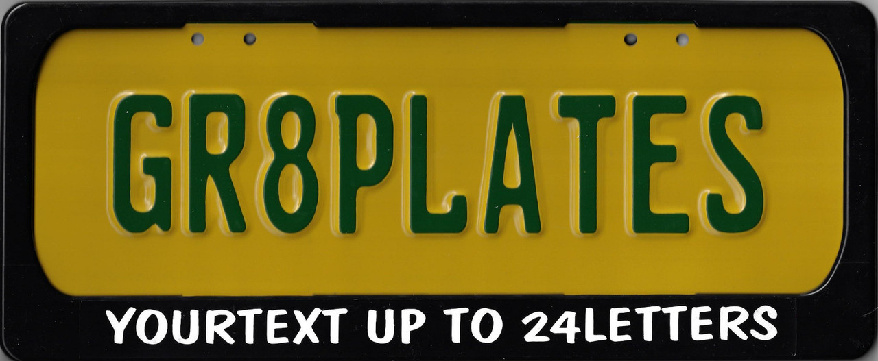Custom Number Plate Surrounds